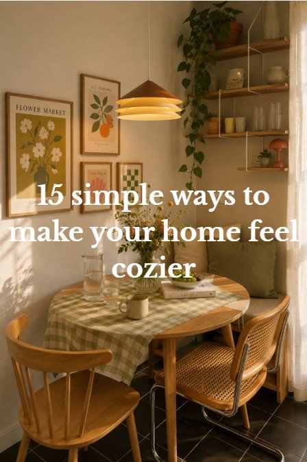 15 Simple Ways to Make Your Home Feel Cozier